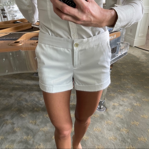 EXPRESS Sateen Shorts with Gold Hardware - Picture 4 of 12